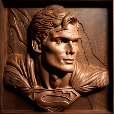 3D model Superman SupermanChristopher Reeve (STL)